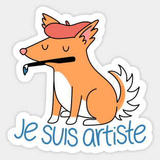 Je suis artiste Sticker